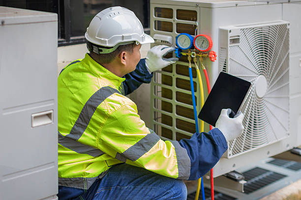 Professional Air Conditioning Repair technician working in McCordsville, IN